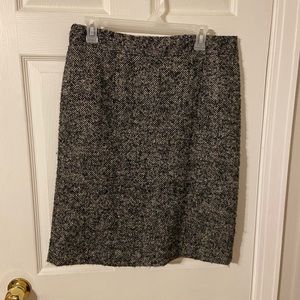 Coldwater Creek Sz 12 polyester wool lined black and metallic …